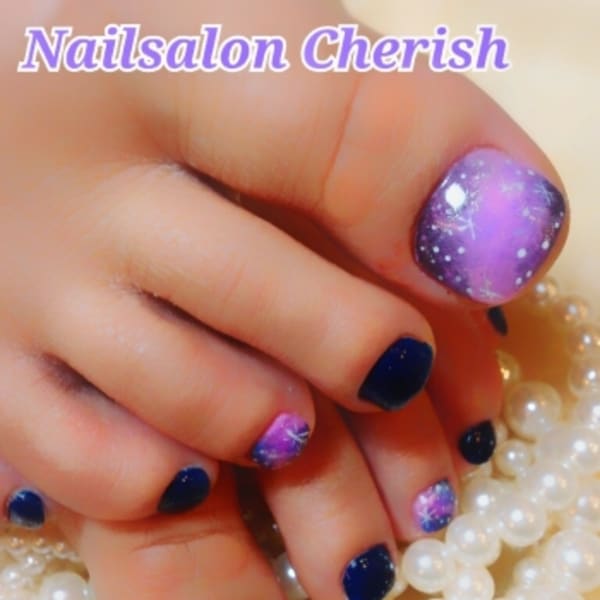 ☆FOOTジェル☆ギャラクシーネイル☆