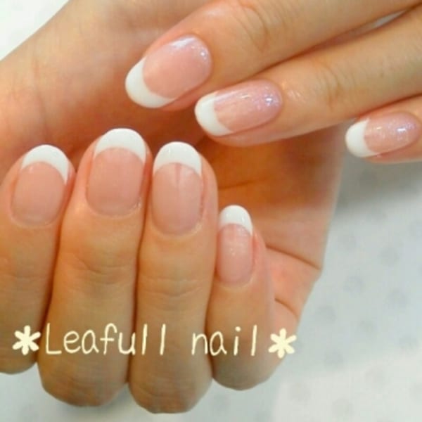 やっぱり素敵な白フレンチネイル♪