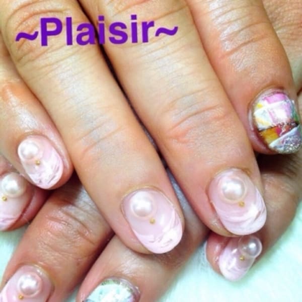☆桜色×個性派カラフルNail☆
