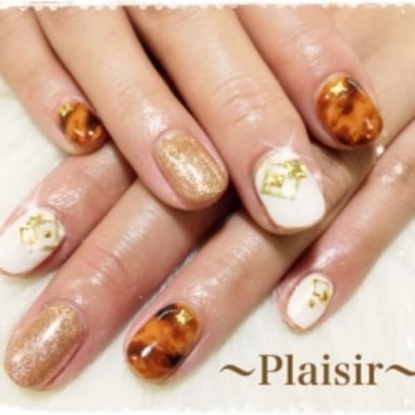 ★お洒落に差がつくべっこうネイル★