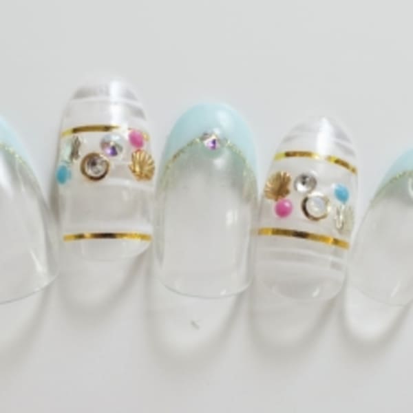 夏おすすめマリンネイル