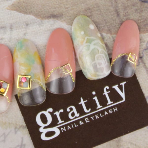 オフ込デザインネイルコース￥6600