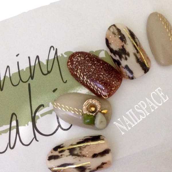 カーキ&レオパード