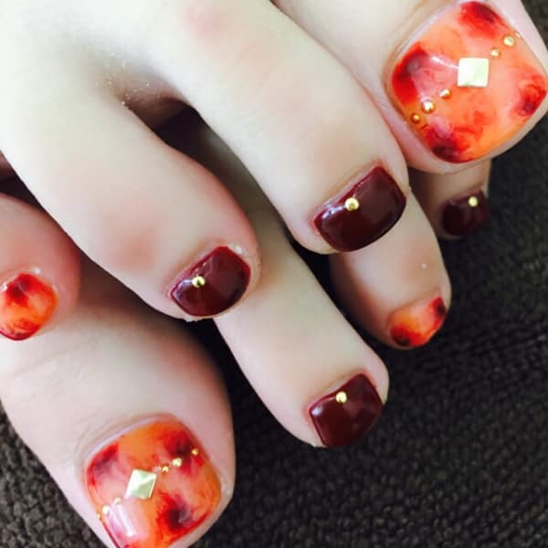 べっ甲柄フット☆