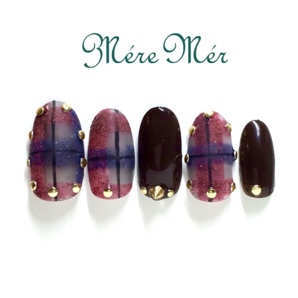 【雑誌掲載】チェックネイル