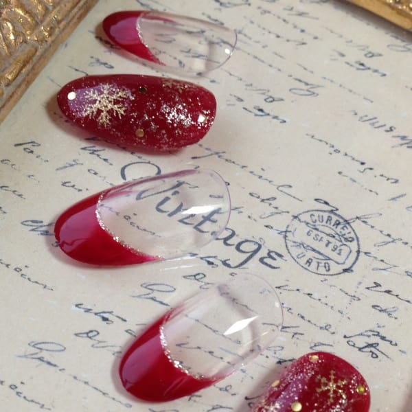 クリスマスネイル