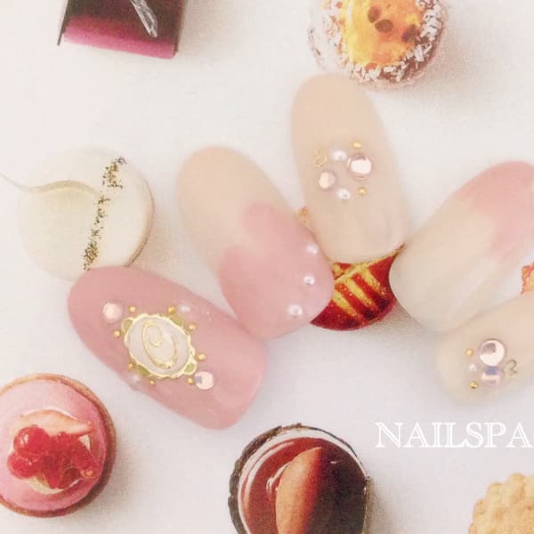 とろりんネイル/1月の新デザイン/バレンタインデー/スイート