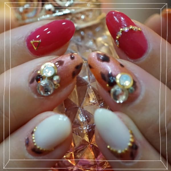 派手カワ　ヒョウ柄デザイン