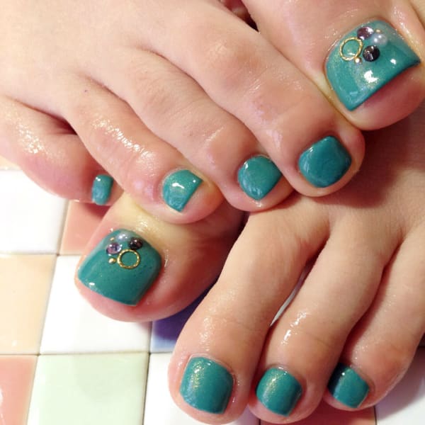 Foot/ターコイズモスグリーン