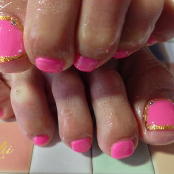 Foot/ネオンピンク