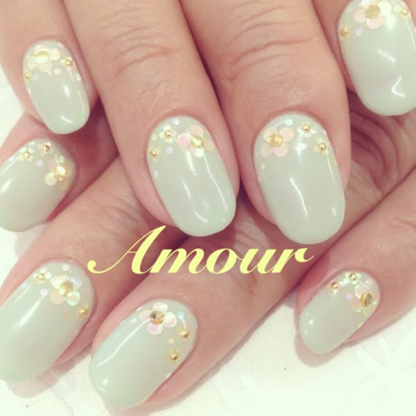 春のお花見ネイル