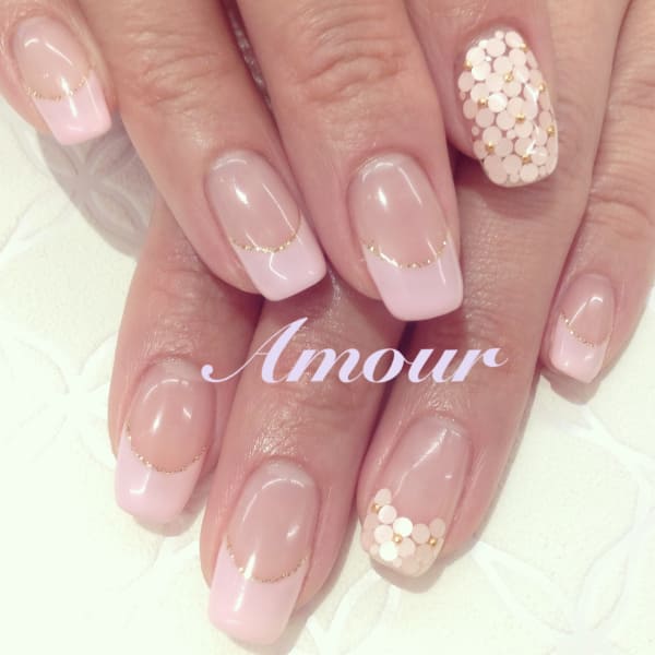 春のお花見ネイル