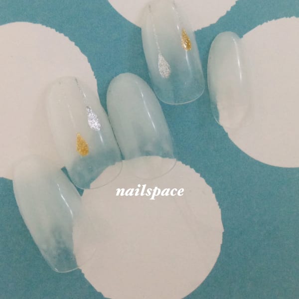 あまつぶグラデーション/雨アート/梅雨明け