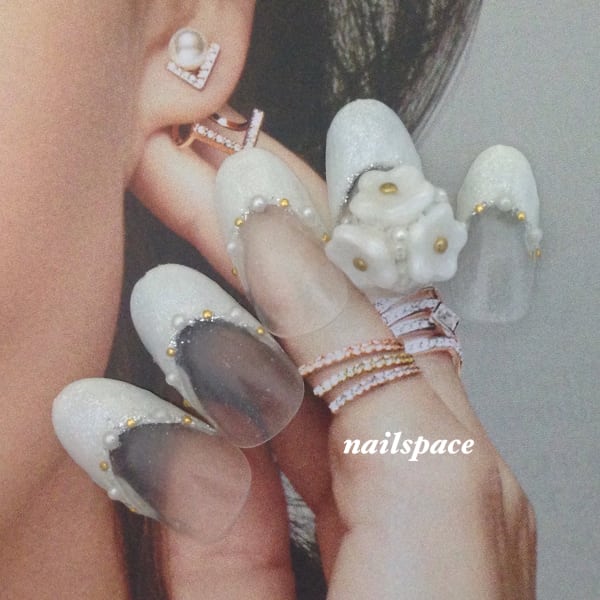 ホワイトフラワーウェディング/ブライダル/ジューンブライド