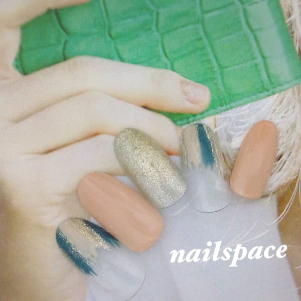 夏のブラッシュアート/時短/クイック/塗りかけ