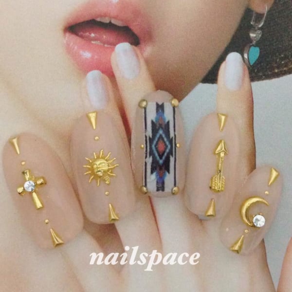 パーツネイル/トレンド/ネイティブネイル