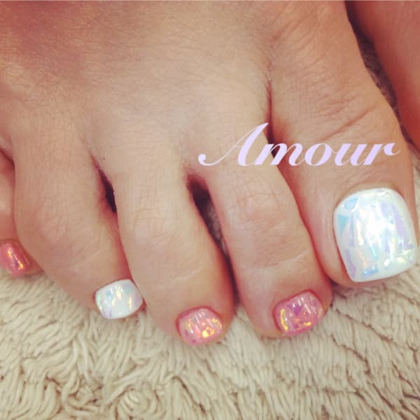 キラキラ☆フィルムネイル