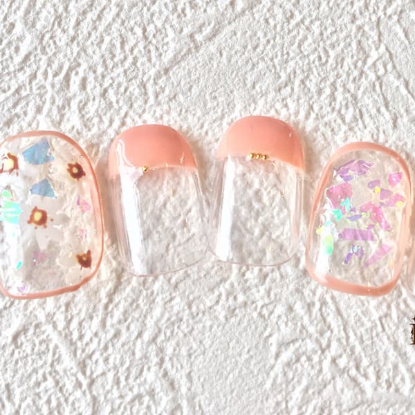 オーロラクリアフラワー|I nails 天神店