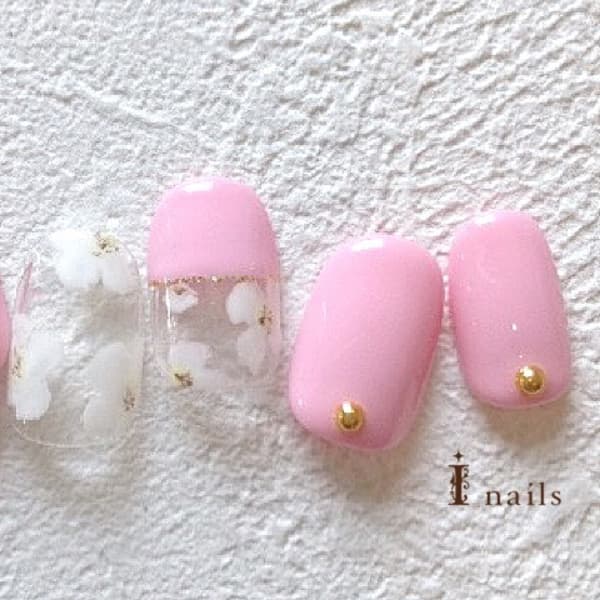 クリアフラワー|I nails 天神店