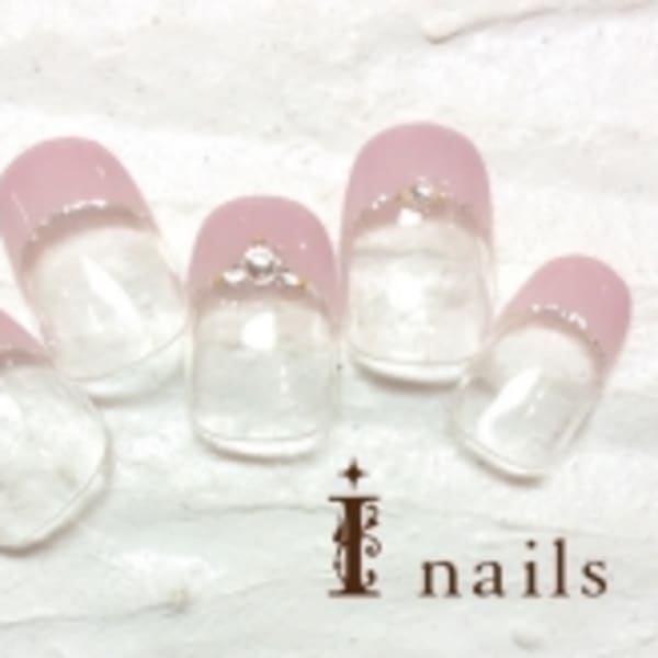 シンプルフレンチ|I nails 天神店