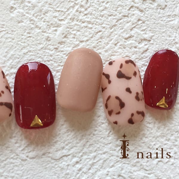 マットヒョウ柄