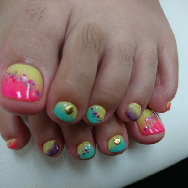 フット♪ダブルグラデーション