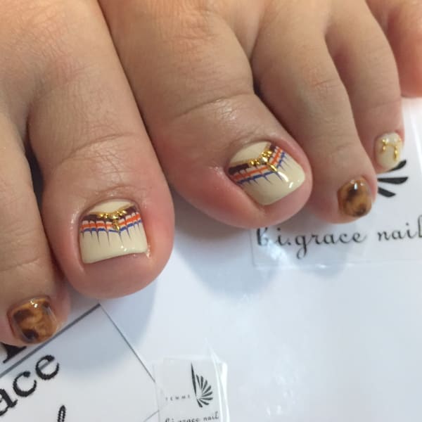 秋カラーフット☆