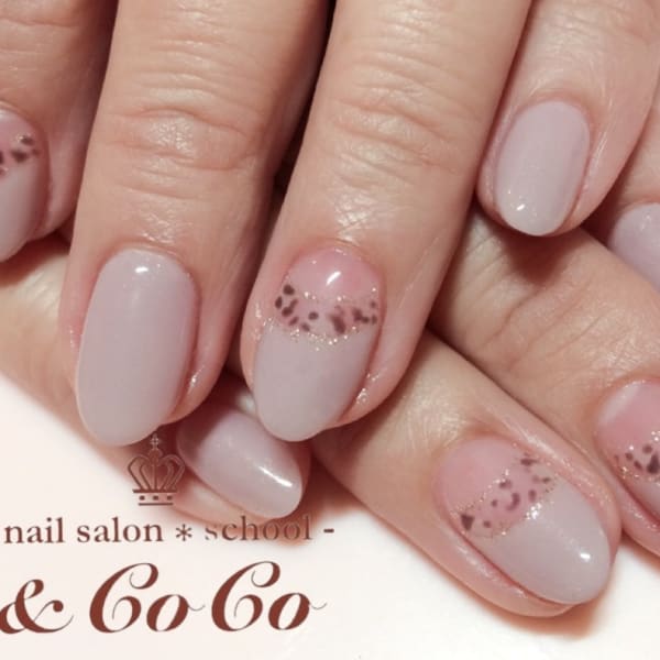 モカグレージュ☆レオパード