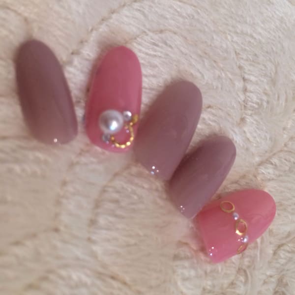 ワンカラー+プチアート