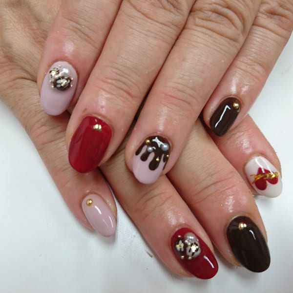 バレンタインネイル★