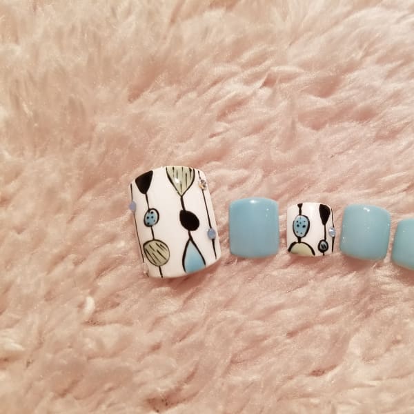 ポップ&フットネイル