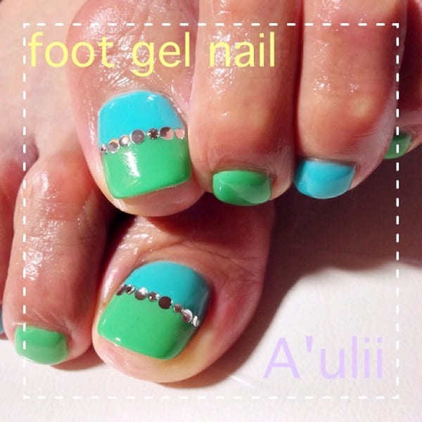 Foot/鮮やかバイカラー