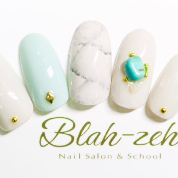 大理石&天然石ネイル