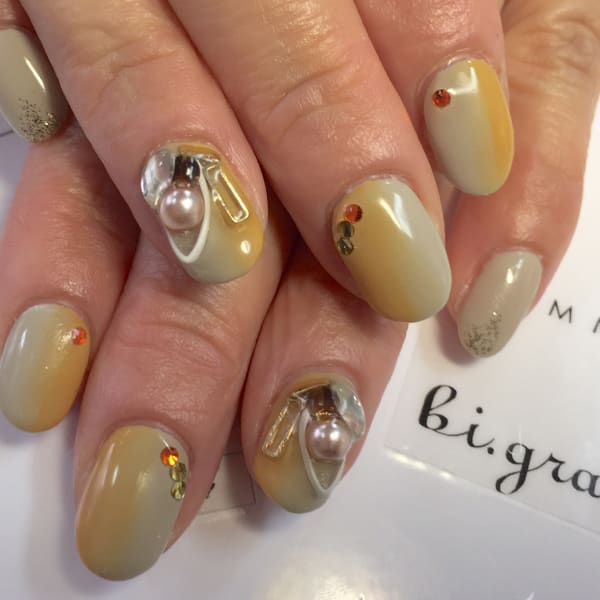 縦グラデーションネイル☆