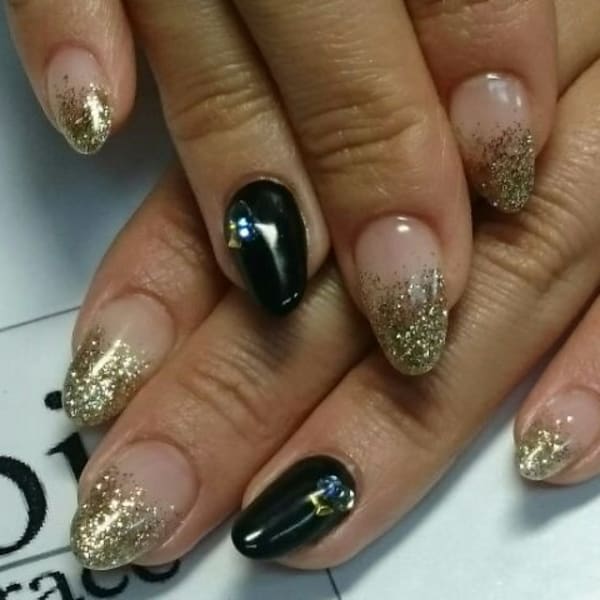 ラメグラデーションネイル☆オフ込¥6000