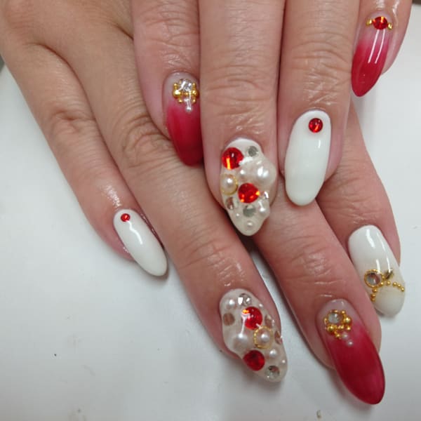 ボルドーグラデーション