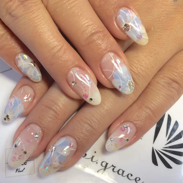 ふんわりフラワーネイル☆