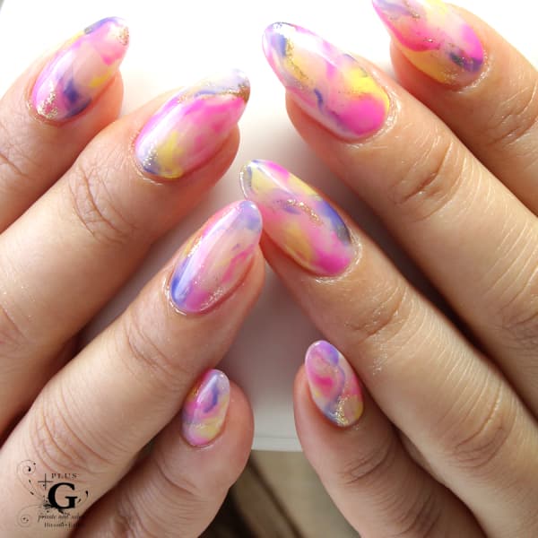 【新規20%OFF×3】キャンディーストーンマーブルネイル