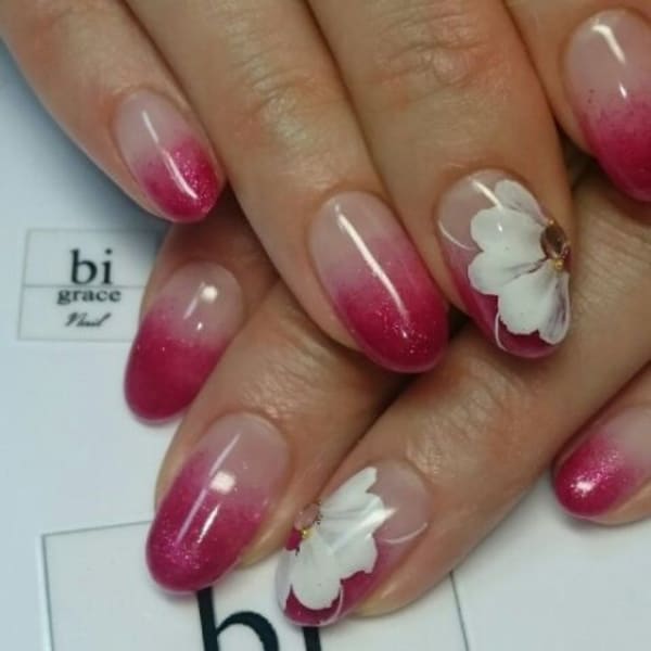 フラワーネイル☆彡オフ込¥6000