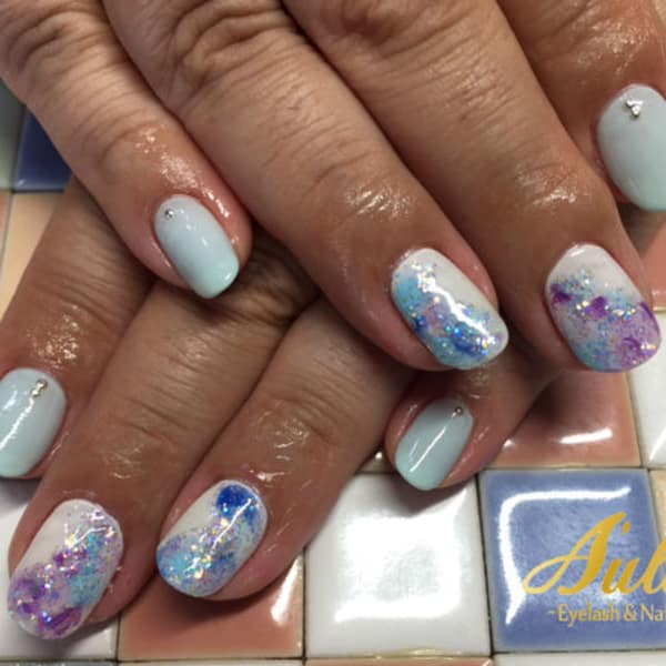 ニュアンスあじさいアート