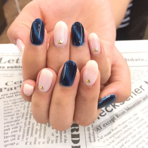 キャツアイネイルアート