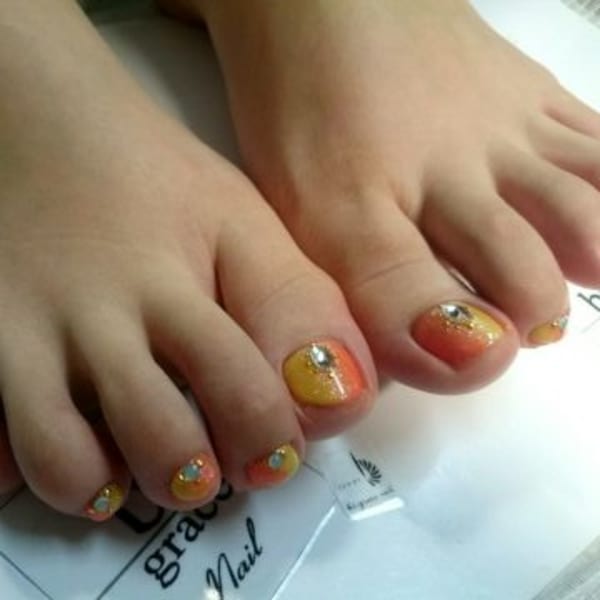 縦グラフットネイル☆