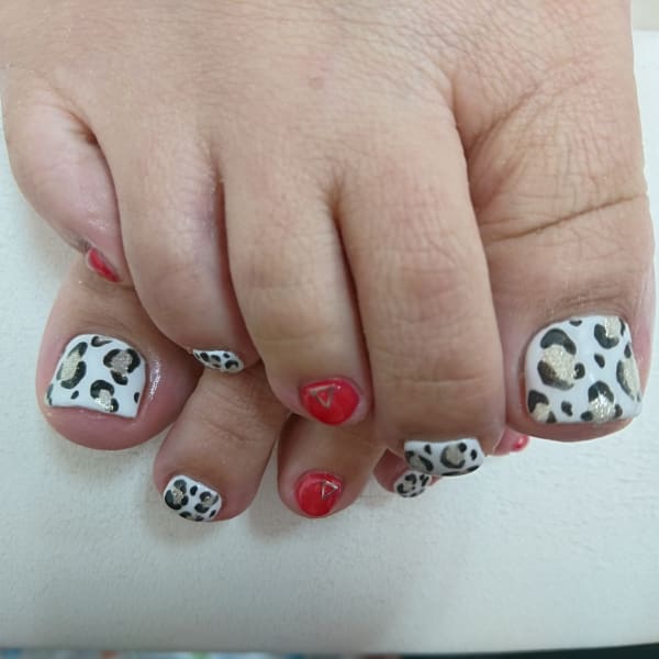 レオパード柄★フット♪