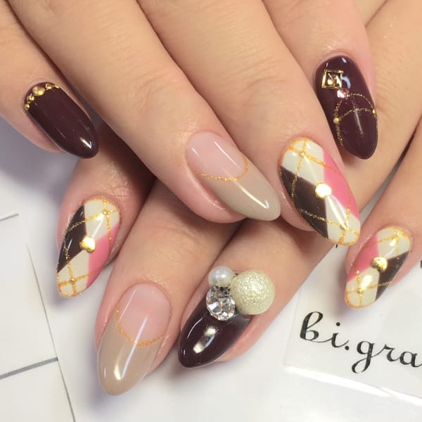 アーガイルネイル☆|bi.grace nail