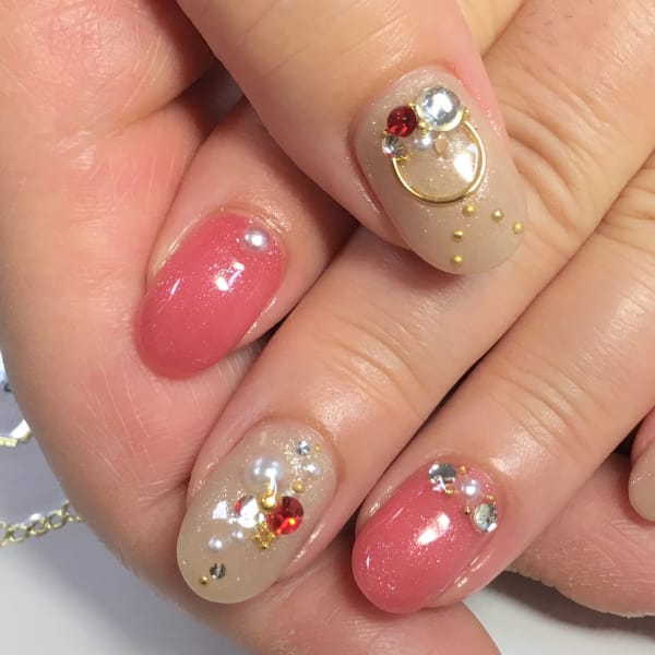 アクセントネイル(^^♪|bi.grace nail