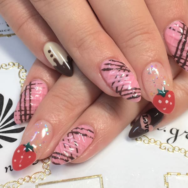 バレンタインネイル☆|bi.grace nail