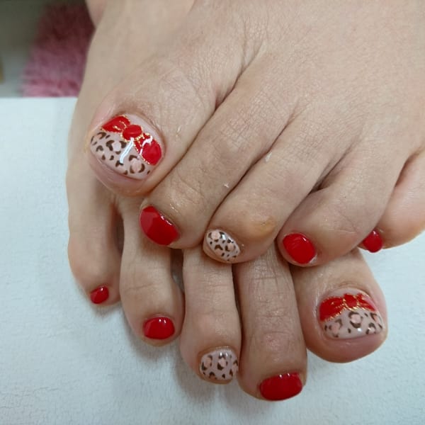 フット♪レオパード×リボン