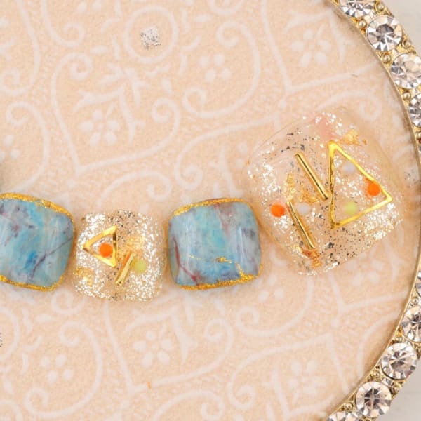 キラキラフットネイル★|NailSalon OPUS