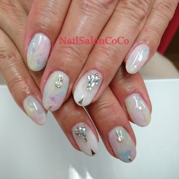 オーロラフィルムネイル