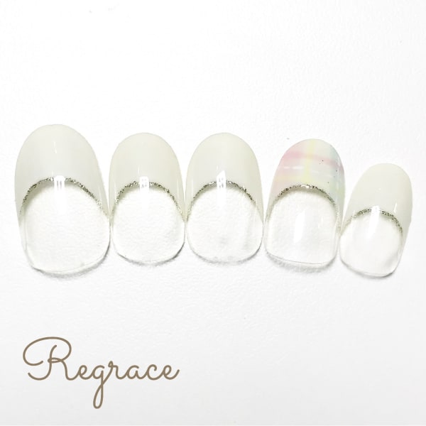 楽天限定プラン★フレンチ ラメライン&お好きなアート2本まで